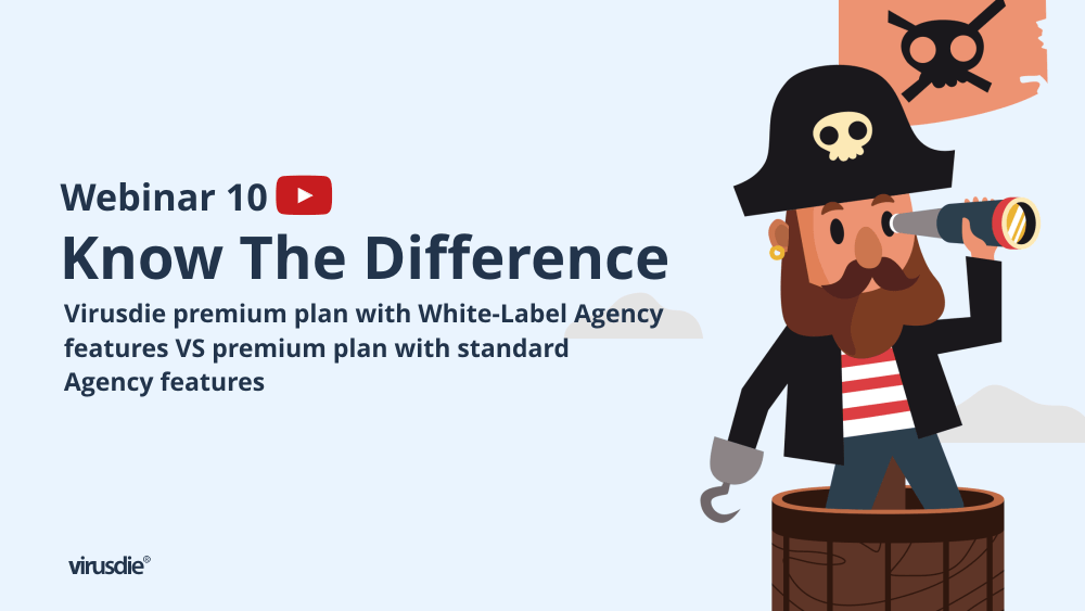 Virusdie white label or agency account