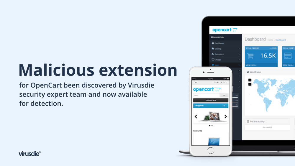 OpenCart malicious extension