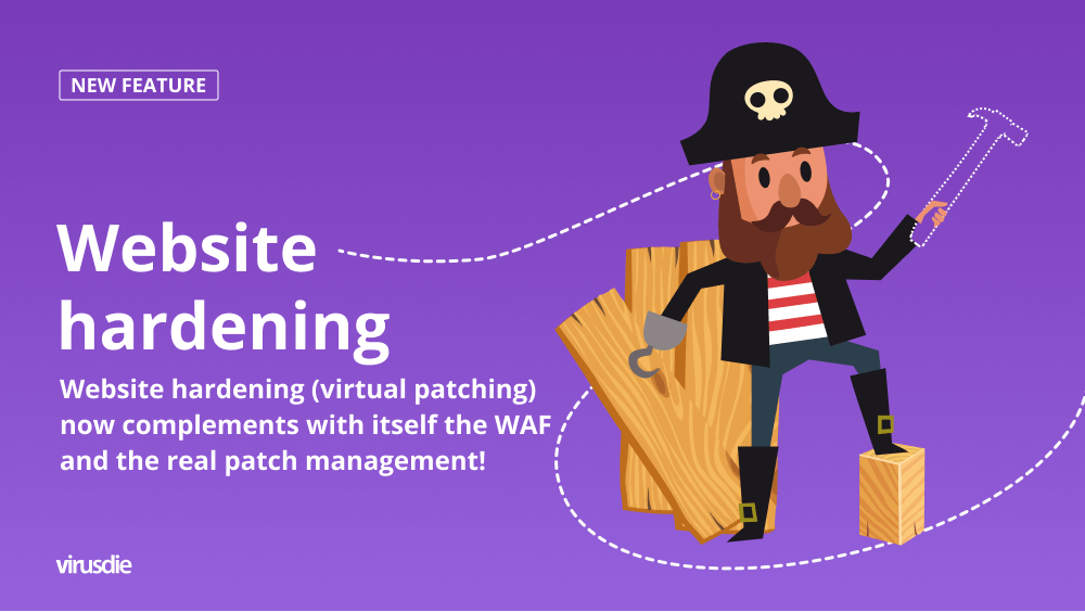 Website hardening - virtual patch management