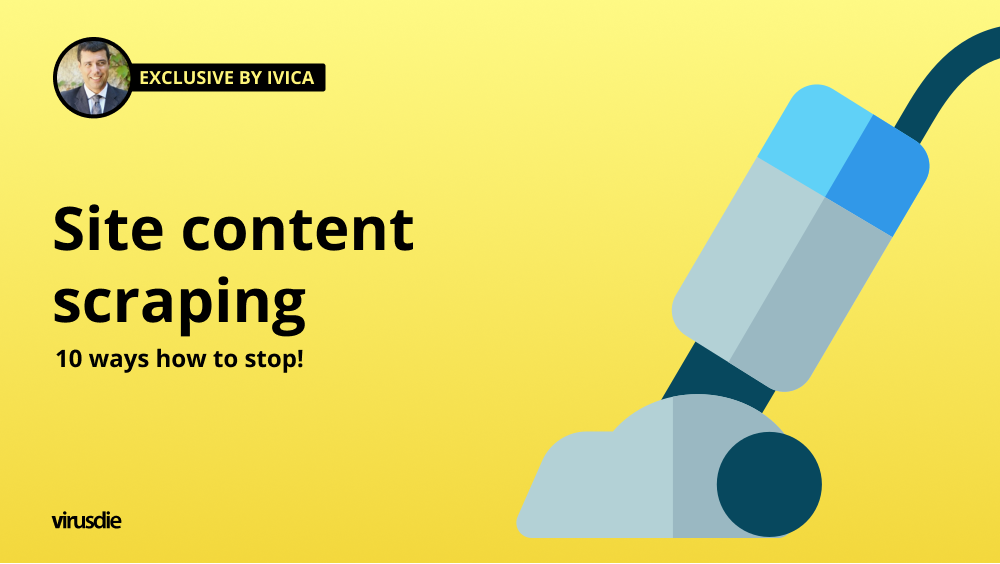 stop website content scraping