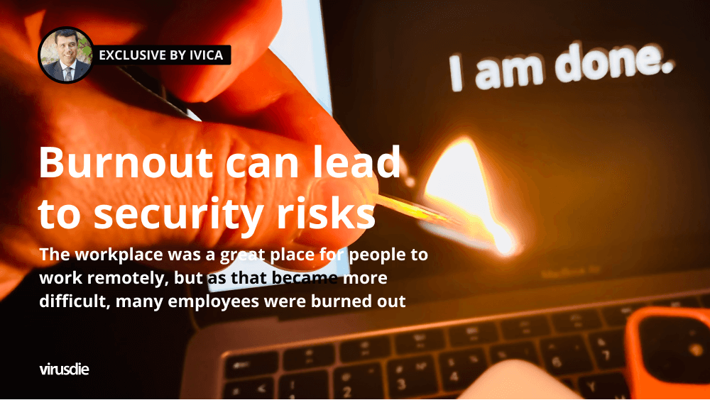 professional burnout leads to security risks