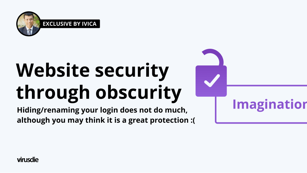 Website security through obscurity