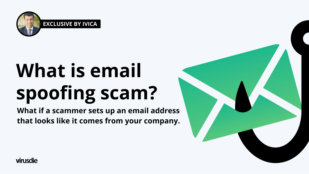 What is email spoofing scam