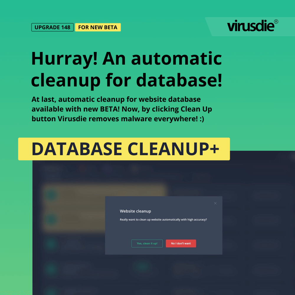 Website database cleanup engine