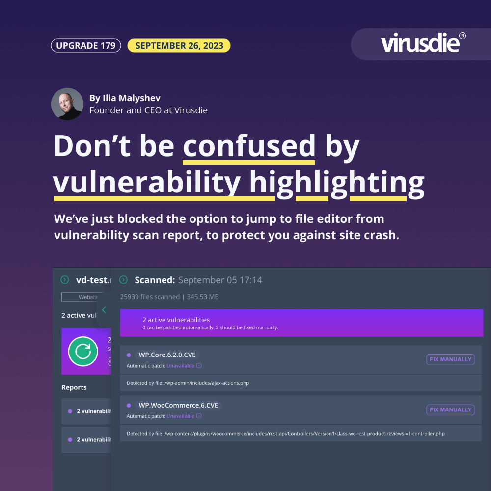 Don't be confused by vulnerability highlighting