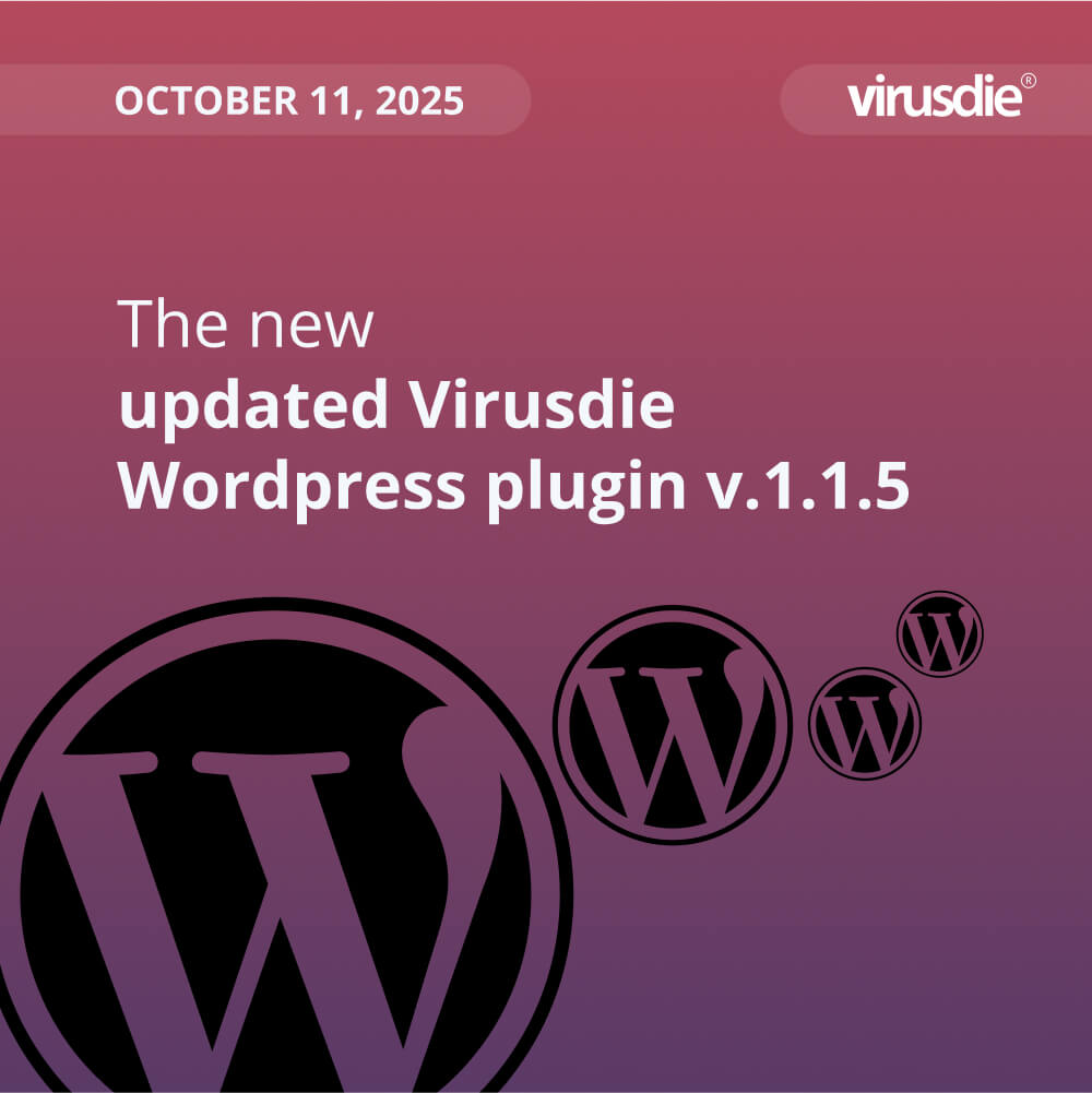 virusdie wordpress plujgin v1.1.5 release